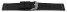 Schnellwechsel Uhrenarmband - Ranger - massives Leder - schwarz XL 22mm Schwarz
