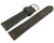 Uhrenarmband dunkelgrau raues Velourleder 18mm 20mm