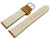 XL Uhrenarmband hellbraun raues Velourleder 18mm 20mm