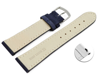 XS Schnellwechsel Uhrenarmband Navy blau raues...