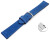 XS Schnellwechsel Uhrenarmband Königsblau raues Velourleder 18mm 20mm