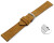 XS Schnellwechsel Uhrenarmband hellbraun raues Velourleder 18mm 20mm