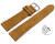 XS Schnellwechsel Uhrenarmband hellbraun raues Velourleder 18mm 20mm