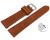 XS Schnellwechsel Uhrenarmband Brandy raues Velourleder 18mm 20mm