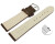 XS Schnellwechsel Uhrenarmband dunkelbraun raues Velourleder 18mm 20mm