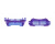 Casio Uhrenarmband COVER END PIECES GBD-200SM-1A6 lila Endstücke