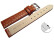 Schnellwechsel Uhrenarmband Leder braun Safari 12mm 14mm 16mm 18mm 20mm 22mm