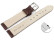Schnellwechsel Uhrenarmband Leder dunkelbraun Safari 12mm 14mm 16mm 18mm 20mm 22mm