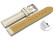 Schnellwechsel Uhrenarmband gepolstert HighTech Material Textiloptik weiß 22mm-Stahl