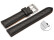 Schnellwechsel Uhrenarmband gepolstert HighTech Material Textiloptik dunkelgrau 18mm-Stahl