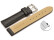 Schnellwechsel Uhrenarmband gepolstert HighTech Material Textiloptik dunkelgrau 18mm-Stahl