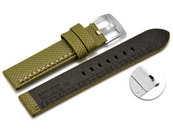 Schnellwechsel Uhrenarmband HighTech Textiloptik...
