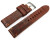 Uhrenarmband Old Vintage hellbraun 24mm Gold