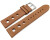 Uhrenarmband Rindleder Berlin gelocht Soft Vintage hellbraun 18mm 20mm 22mm
