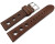 Uhrenarmband Rindleder Berlin gelocht Soft Vintage dunkelbraun 18mm 20mm 22mm