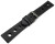 Uhrenarmband Rindleder Berlin gelocht Soft Vintage schwarz 18mm Stahl