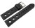 Uhrenarmband Rindleder Berlin gelocht Soft Vintage schwarz 18mm Stahl