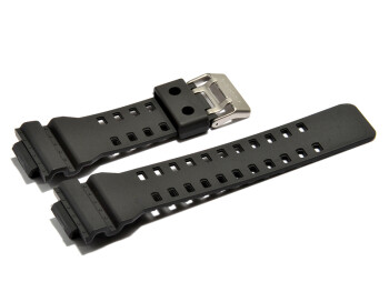 Uhrenarmband Casio f. GA-110C, GA-110C-1A, Kunststoff, schwarz