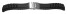 Faltschließe Uhrenarmband Silikon Design schwarz 22mm Stahl