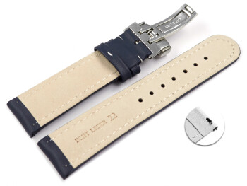 Schnellwechsel Uhrenarmband Kippfaltschließe Leder...