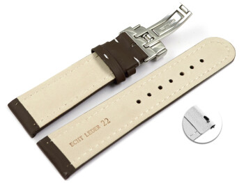 Schnellwechsel Uhrenarmband Kippfaltschließe Leder...