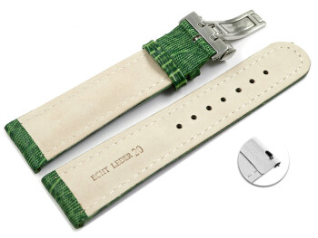 Schnellwechsel Uhrenarmband Kippfaltschließe Leder...