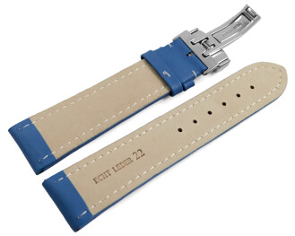 Uhrenarmband Kippfaltschließe Leder glatt...