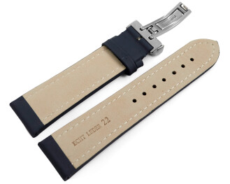 Uhrenarmband Kippfaltschließe Leder glatt...