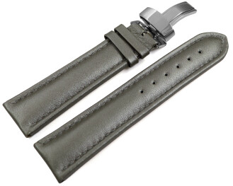 Uhrenarmband Kippfaltschließe Leder glatt...