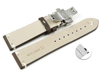 Schnellwechsel Uhrenarmband Rindleder Rustikal Soft...