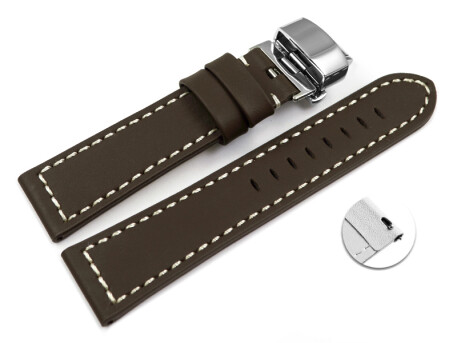 Schnellwechsel Uhrenarmband mit Butterfly Schließe...