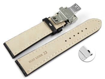 Schnellwechsel Uhrenband mit Butterfly stark gepolstert...