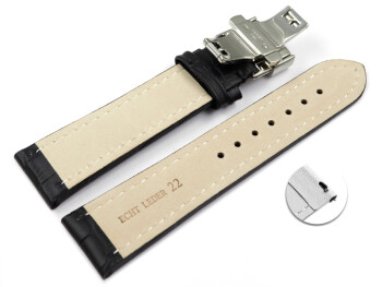 Schnellwechsel Uhrenarmband mit Butterfly Schließe...