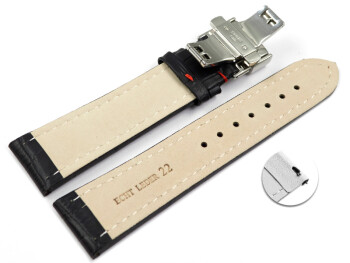 Schnellwechsel Uhrenarmband mit Butterfly Schließe...