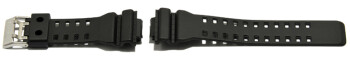 Uhrenarmband Casio f. GDF-100, GA-300, GAC-100, G-8900, GLS-100, Kunststoff, schwarz