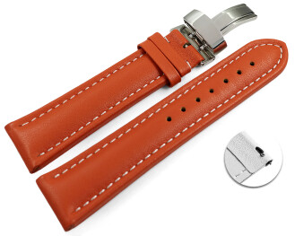 Schnellwechsel Uhrenarmband  Kippfaltschließe Leder...