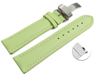 Schnellwechsel Uhrenarmband  Kippfaltschließe Leder...