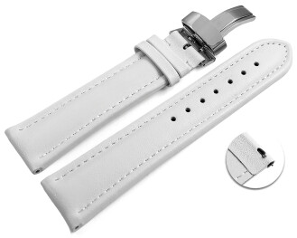 Schnellwechsel Uhrenarmband  Kippfaltschließe Leder...