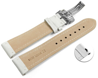 Schnellwechsel Uhrenarmband  Kippfaltschließe Leder...