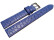 Uhrenarmband Leder blau Safari  12mm 14mm 16mm 18mm 20mm 22mm