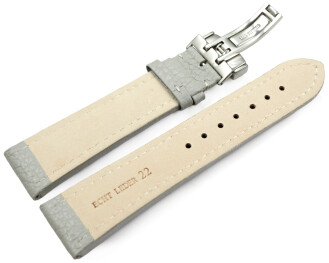 Uhrenarmband Kippfaltschließe Leder genarbt...