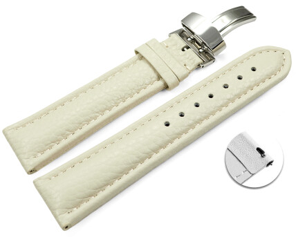 Schnellwechsel Uhrenarmband Kippfaltschließe Leder...