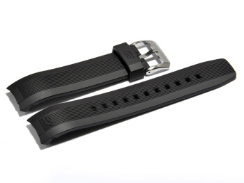 Uhrenarmband Casio f. EQW-M600C-1A, EQW-M600C, EQS-500C, ERA-200B, Kunststoff, schwarz