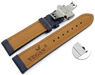 Schnellwechsel Uhrenarmband Butterfly Vegan Korn blau...