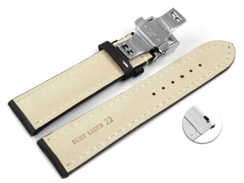 Schnellwechsel Uhrenband mit Butterfly stark gepolstert...