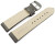 Uhrenarmband gepolstert Kroko Prägung Leder grau 18mm 20mm 22mm 24mm 26mm 28mm