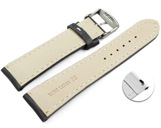 Schnellwechsel Uhrenarmband Leder stark gepolstert glatt...