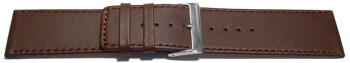 Uhrenarmband - echt Leder - glatt - braun - 30, 32, 36mm, 38mm, 40mm