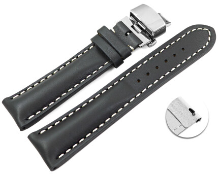 Schnellwechsel Uhrenband mit Butterfly stark gepolstert...