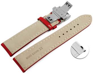 Schnellwechsel Uhrenband mit Butterfly stark gepolstert...